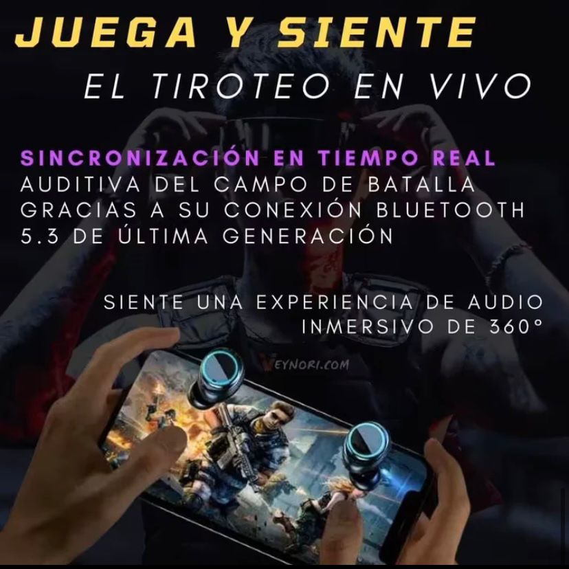 🎧 SoundMax™ M25 TWS – Audífonos Inalámbricos Bluetooth