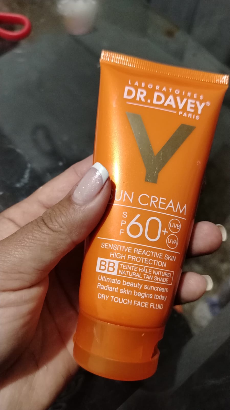 Protector solar Dr. Davey SPF 60 con efecto base 😍