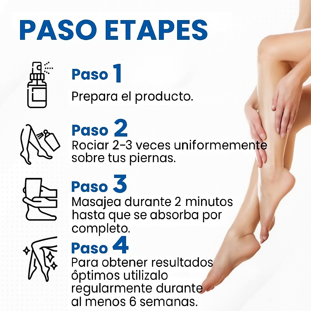 Varicose Veins | ADIÓS VENAS SPRAY - El Original Producto Directamente de Estados Unidos