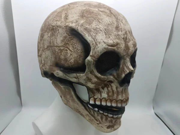 Máscara de Calavera Con Mandíbula En Movimiento Realista Para Halloween