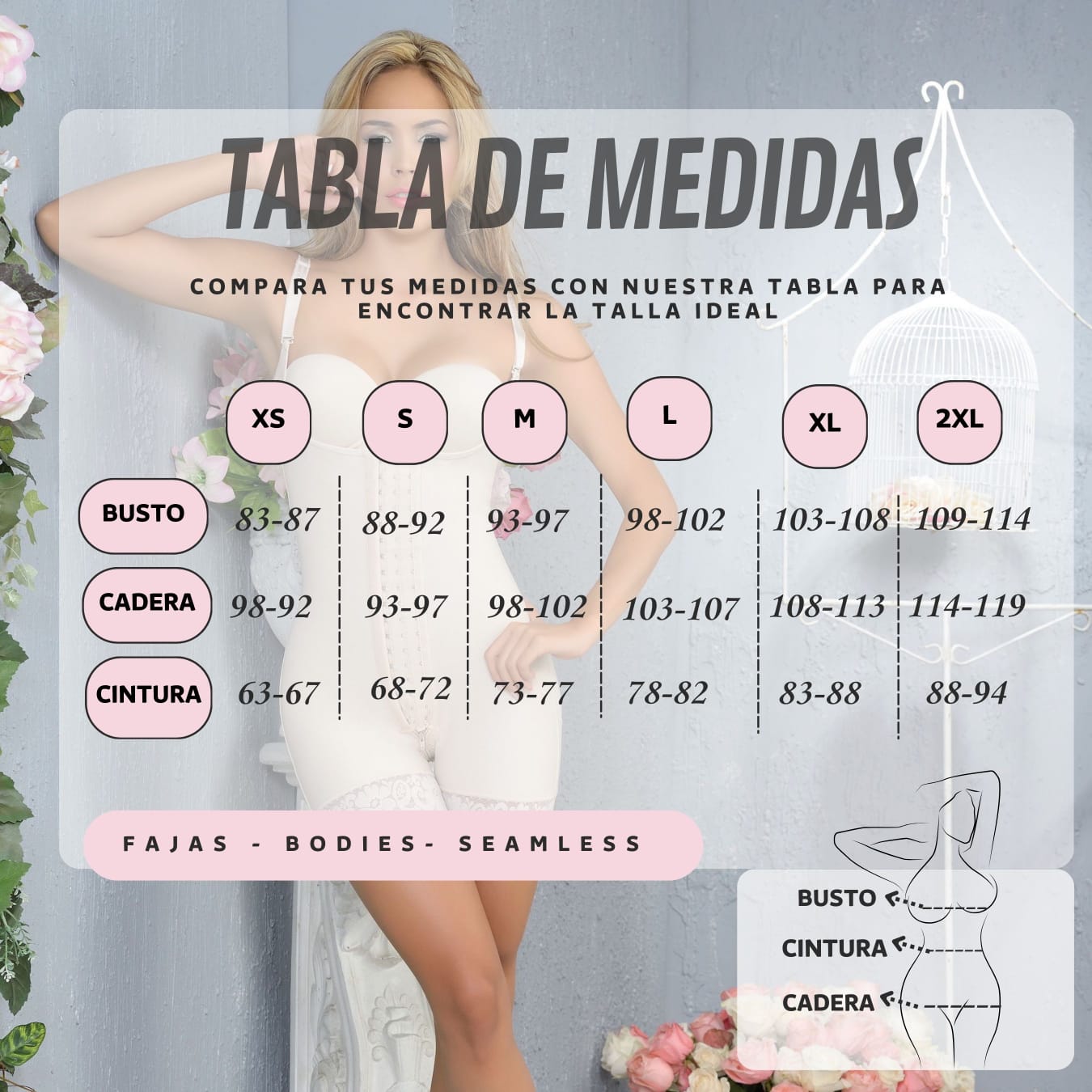 Faja Reductora y Moldeadora para Mujer, Control de Abdomen, Levanta Glúteos y Entrepierna con Cremallera