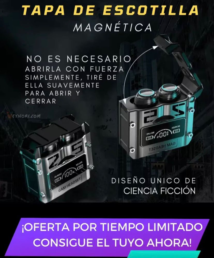🎧 SoundMax™ M25 TWS – Audífonos Inalámbricos Bluetooth
