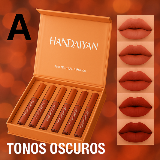 HANDAIYAN - COMBO DE LABIALES SET X6